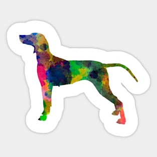 Weimaraner in watercolor Sticker